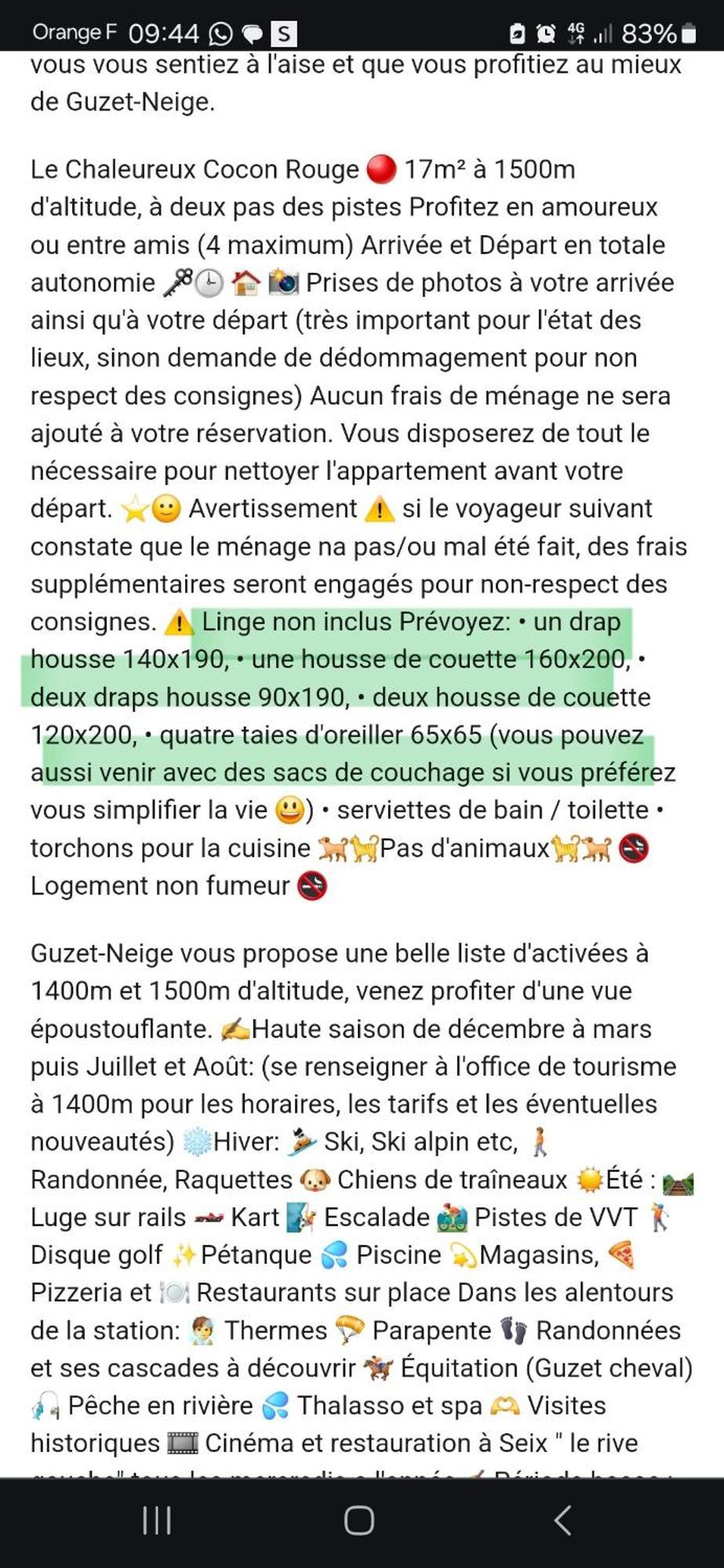 شقة Le Chaleureux Cocon Rouge Ustou المظهر الخارجي الصورة